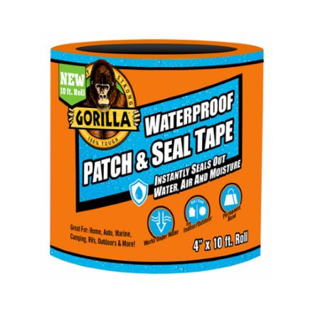 4" x 10 ft. Gorilla<span class='rtm'>®</span> Waterproof Patch and Seal Tape - Black
