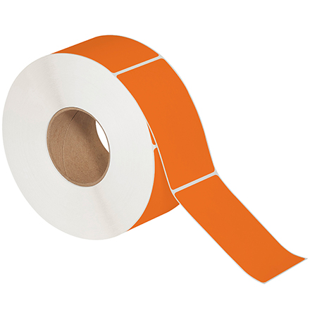 3 x 5" Orange Thermal Transfer Labels